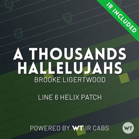 A Thousand Hallelujahs Brooke Ligertwood Line 6 Helix Patch