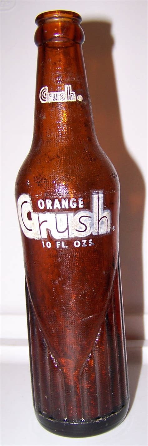 Vintage Orange Crush Soda Bottle 10 Fl Oz Dug Up From Field Etsy