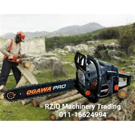 RZiQ Ogawa Pro 18 Heavy Duty Petrol Chainsaw 58cc Mesin Potong Pokok