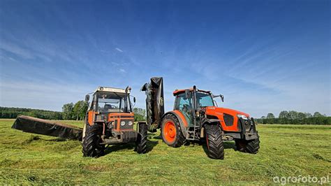 Zetor 7745 Kubota M5091 2x Vicon Obrazek Fotka Zdjecie Photo