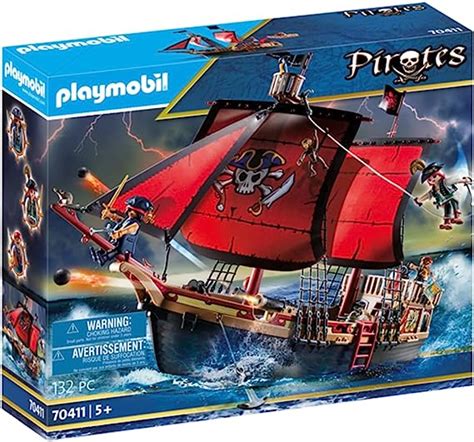 Playmobil Bateau Pirates Les Pirates Navire De Guerre En En