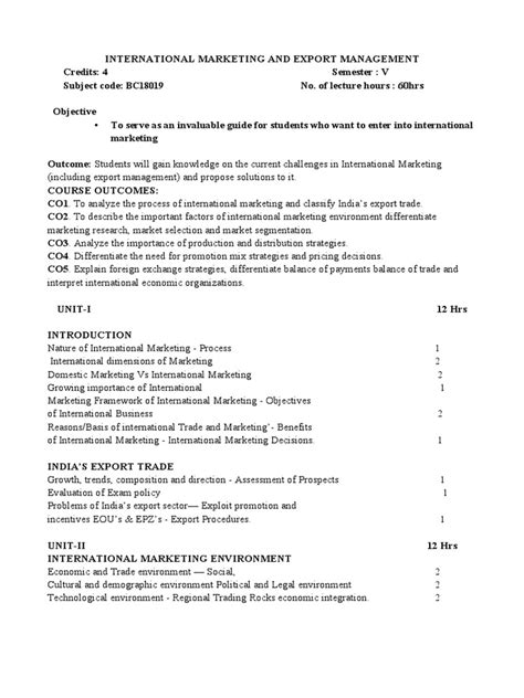 international marketing  export management  exchange rate