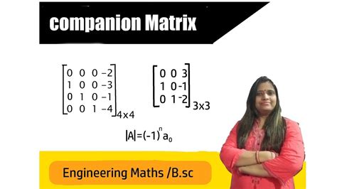 Companion Matrix All The Concept Of Companion Matrix Math Math