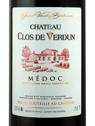 Chateau Clos de Verdun Médoc Vivino US