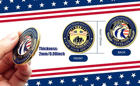 Amazon Pcs Military Challenge Coins Thank You For Your Service