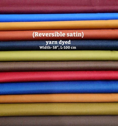 Kamlesh Textiles Satin Yarn Dyed Fabrics Occasion Casual Type At