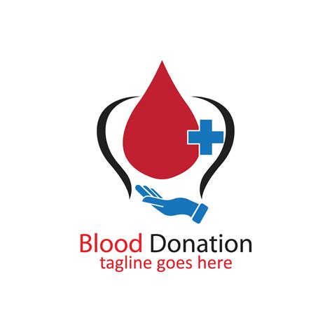 Blood Donation Logo Template Design Vector 13040629 Vector Art at Vecteezy