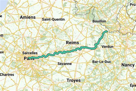 Route De La Fuite De Louis Xvi Varennes Itin Raire Moto Routeyou