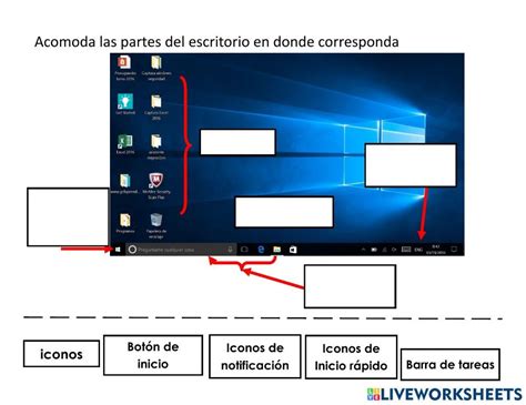 An Image Of A Computer Screen With The Words In Spanish And Two Images