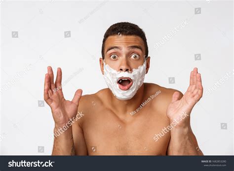 Close Happy Naked African Man Face Stock Photo Shutterstock