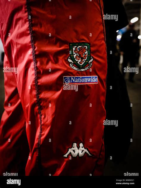 Welsh Football Fan Culture The Red Wall Stock Photo Alamy