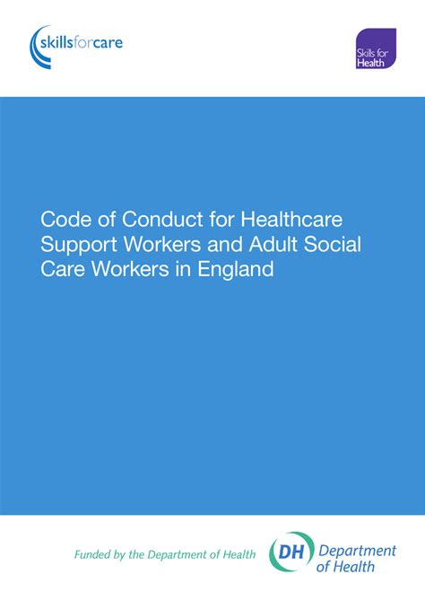 Code Of Conduct Skills For Care