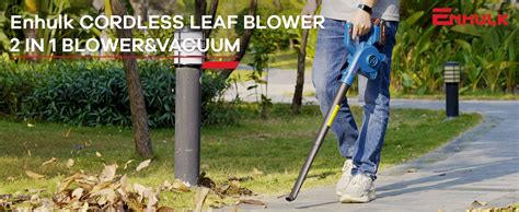 AiDot Enhulk 2 In 1 Cordless Leaf Blower And Vacuum