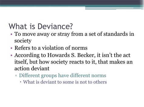 Ppt Deviance And Social Control Powerpoint Presentation Free