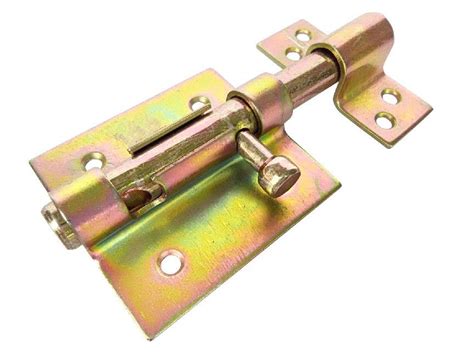 Lockable Sliding Barrel Bolt Latch Lock Interior Door