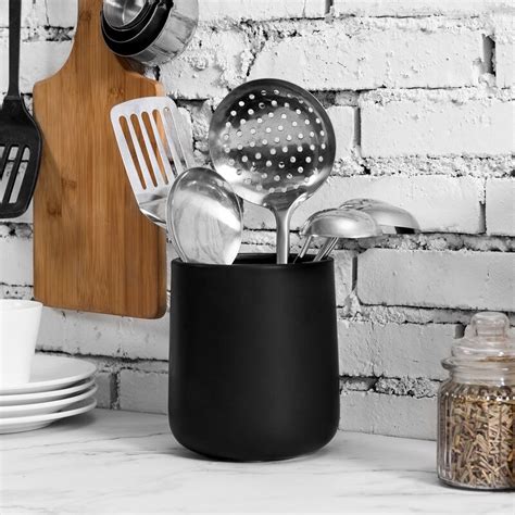 Ebern Designs Ceramic Kitchen Utensil Crock And Reviews Wayfair