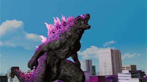 Godzilla Roar Lighting Test Blender Animation Youtube