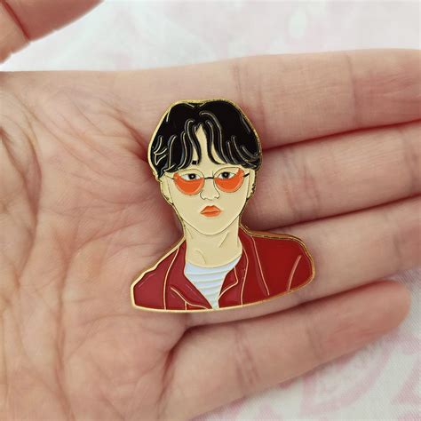 Bts Suga Kpop Enamel Pin Distinct Pins