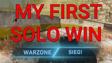 How To Win Solo Battle Royale In COD Warzone My First Solo Win Like A