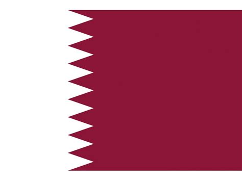 Flag of Qatar Vector PNG vector in SVG, PDF, AI, CDR format