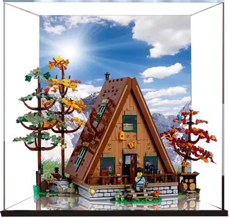 Amazon Acrylic Display Case For Lego Ideas A Frame Cabin 21338