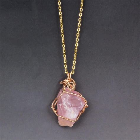 Natural Quartz Necklaces For Healing 7 Types Of Raw Gemstones