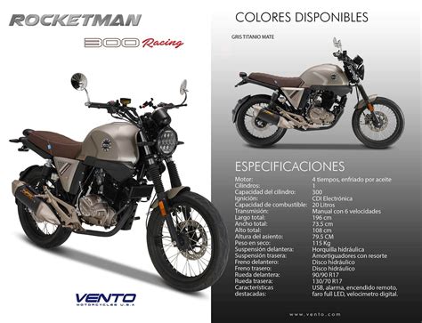 Rocketman Racing 300 Vento Motorcycles U S A