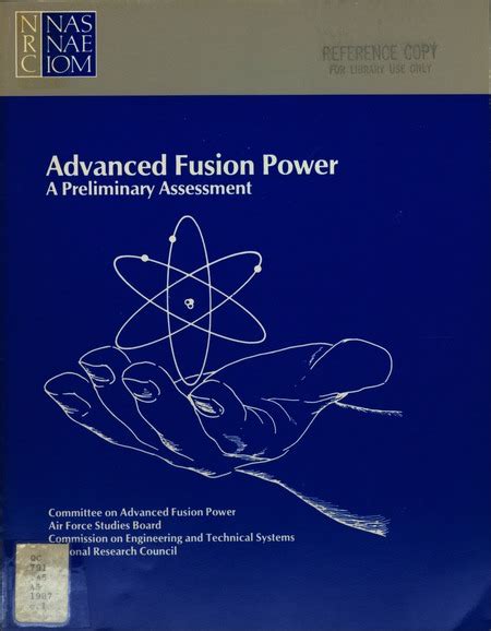 Introduction Advanced Fusion Power A Preliminary Assessment The