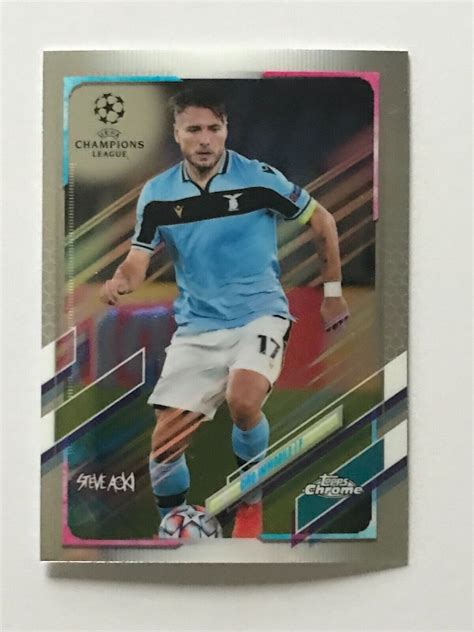 CIRO IMMOBILE 13 2020 21 Topps CHROME X STEVE AOKI UEFA FIFA WORLD