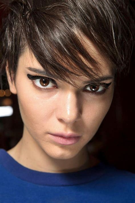 Kendall Jenner Backstage At Tom Ford Spring Summer