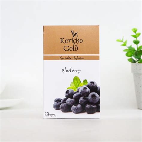 Kericho Gold Blueberry Tea 20 Envelopes Tea At Heart