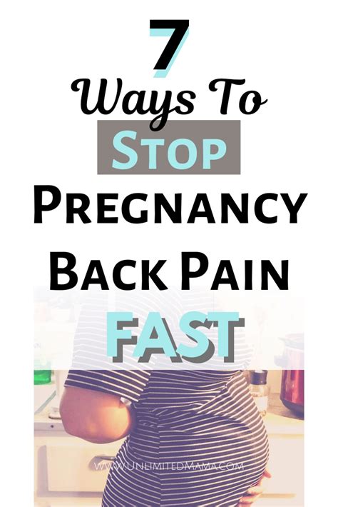 Early Pregnancy Lower Back Pain Relief Pregnancy Sympthom