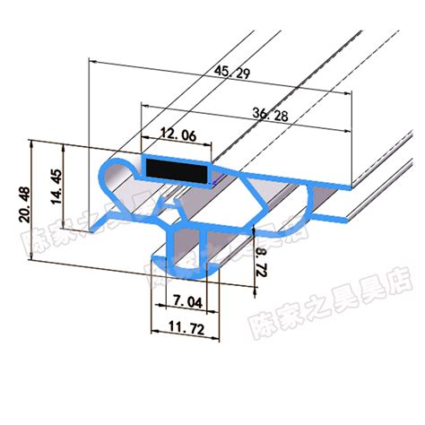 【refrigerator Rubber Door Seal】1m Lahat Ng Uri Ng Refrigerator Sa Bahay Commercial Freezer Red