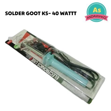 SOLDER GOOT KS 40 SOLDERING IRON GOOT 40 WATT Lazada Indonesia