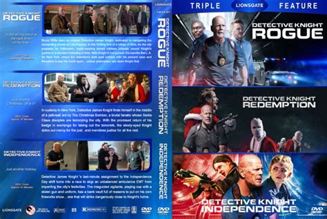 Detective Knight Triple Feature R Custom Dvd Cover Dvdcover