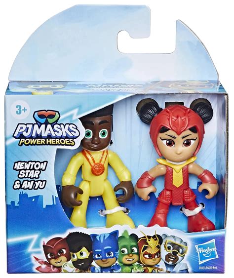 Disney Junior PJ Masks Newton Star An Yu 2 5 Mini Figure 2 Pack Hasbro