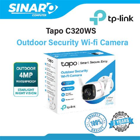 Tp Link Tapo C Ws Outdoor Security Wi Fi Camera Lazada