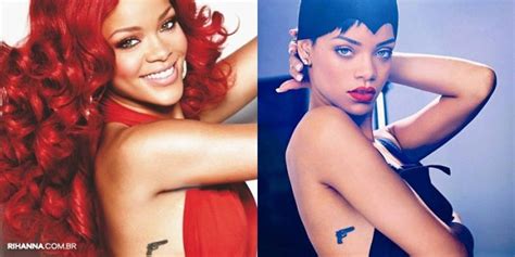 As Tatuagens De Rihanna E Seus Significados Rihanna Br