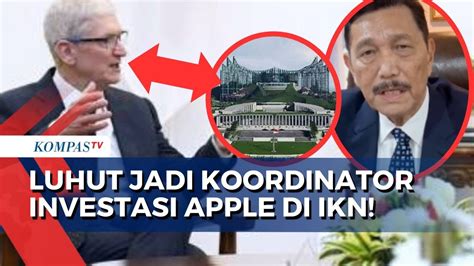 Jokowi Tunjuk Luhut Binsar Pandjaitan Jadi Koordinator Investasi Apple