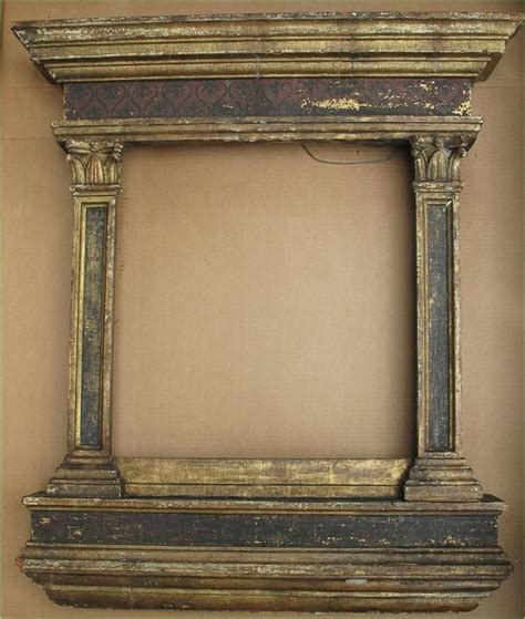 1 Of 7 Italian Renaissance Parcel Gilt And Painted Tabernacle Frame