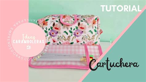 Tutorial Diy C Mo Hacer Una Cartuchera Con Bolsillo Patrones