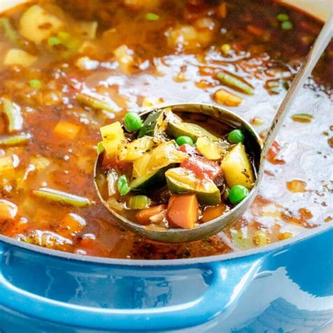 Garden Vegetable Soup - Healthy Seasonal Recipes