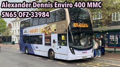 Recent Transfer First Essex Basildon ADL Enviro 400 MMC SN65 OFZ