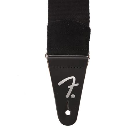 Fender Right Height Strap 2 Black Rayon Chicago Music Exchange