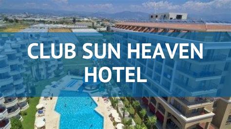 CLUB SUN HEAVEN HOTEL 4* Турция Алания обзор – отель КЛАБ САН ХЕВЕН ...