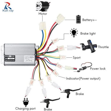 V V W A Dc Brush Motor Controller Electric Bike Controller