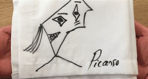 Why You Shouldn’t Ignore The Pablo Picasso Napkin Story For Your Career Or Small Business