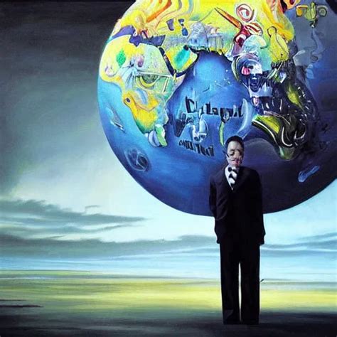 New World Order Surreal Hyperrealistic Painiting Stable Diffusion