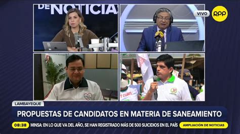 Lambayeque Jorge Pérez Flores y Juan Carrasco Millones debaten sus