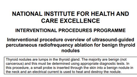 Interventional Procedure Overview Of Ultrasound Guided Percutaneous Radiofrequency Ablation For